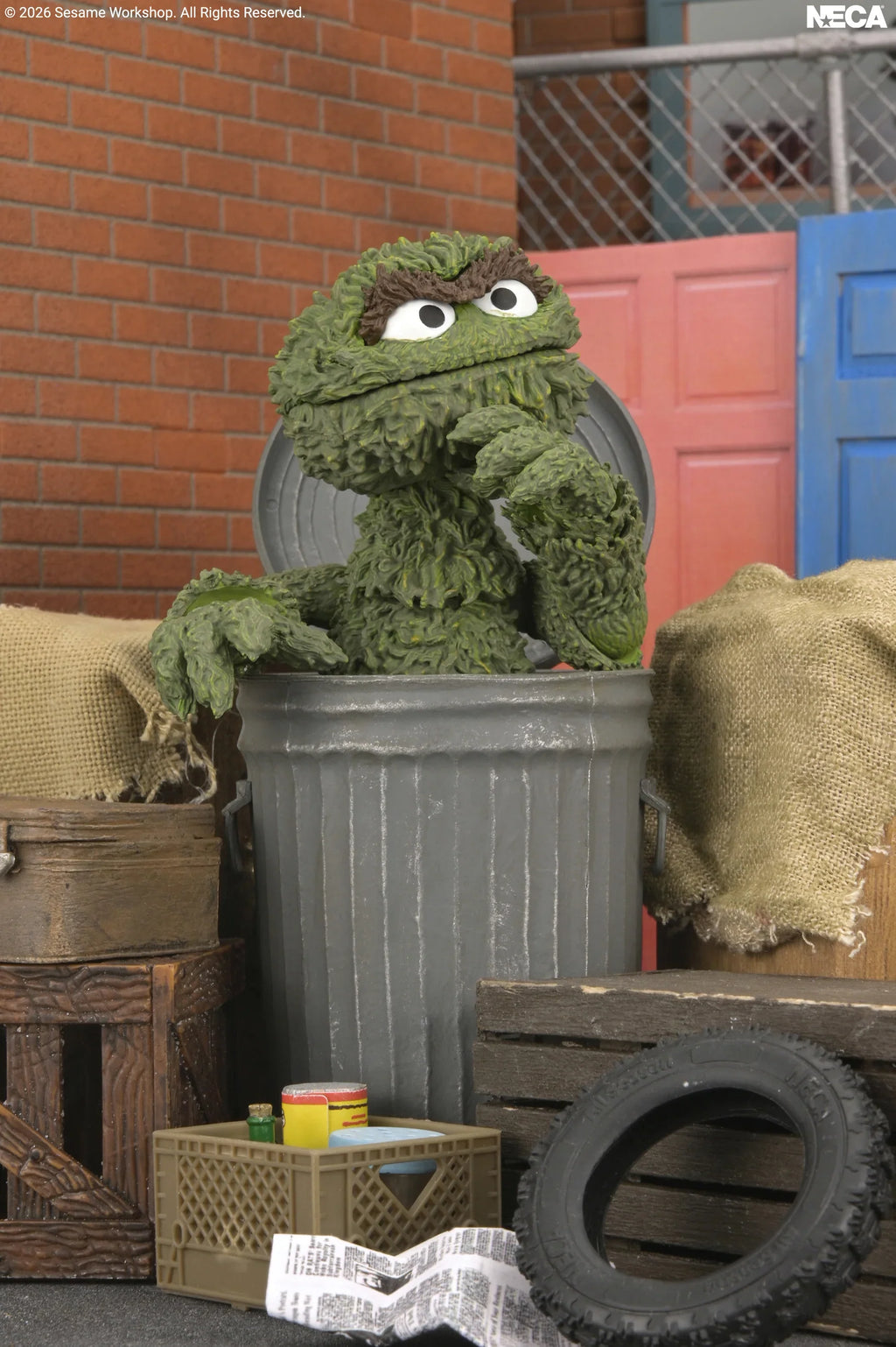 NECA Sesame Street Ultimate Oscar the Grouch