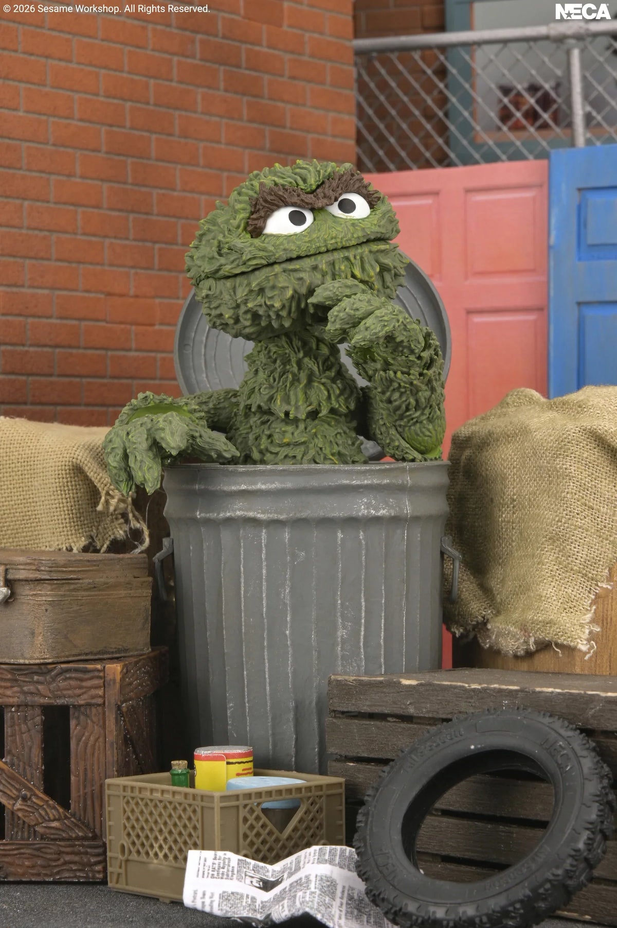 NECA Sesame Street Ultimate Oscar the Grouch