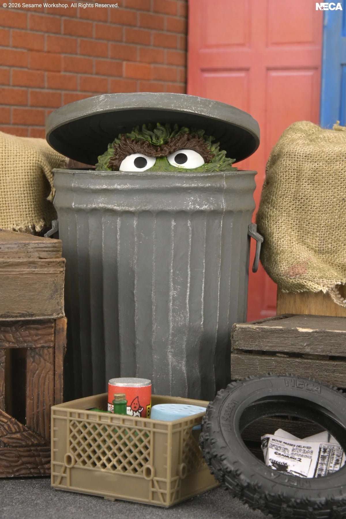 NECA Sesame Street Ultimate Oscar the Grouch