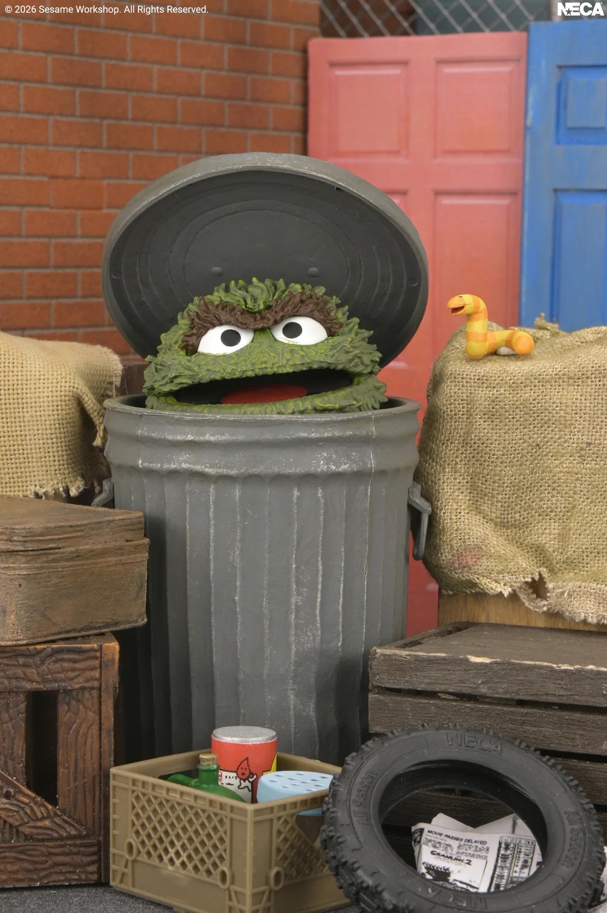 NECA Sesame Street Ultimate Oscar the Grouch
