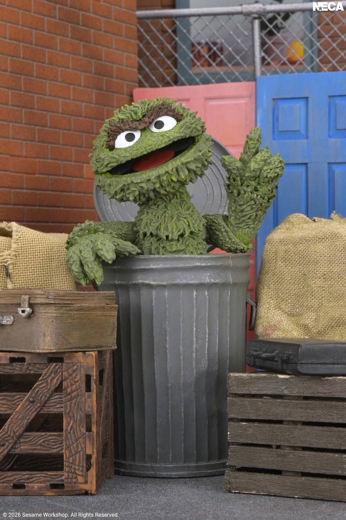 NECA Sesame Street Ultimate Oscar the Grouch