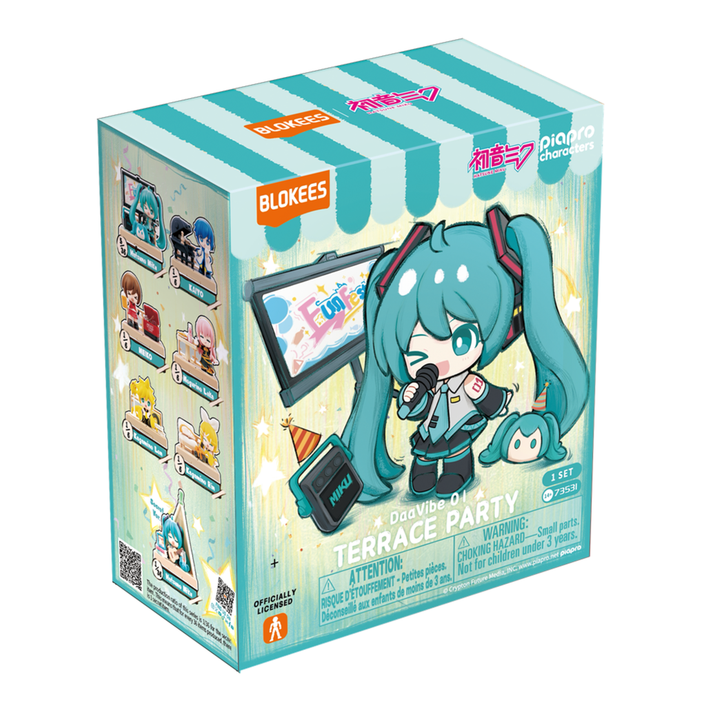Blokees Hatsune Miku VB01 Terrace Party (Display Box of 6)