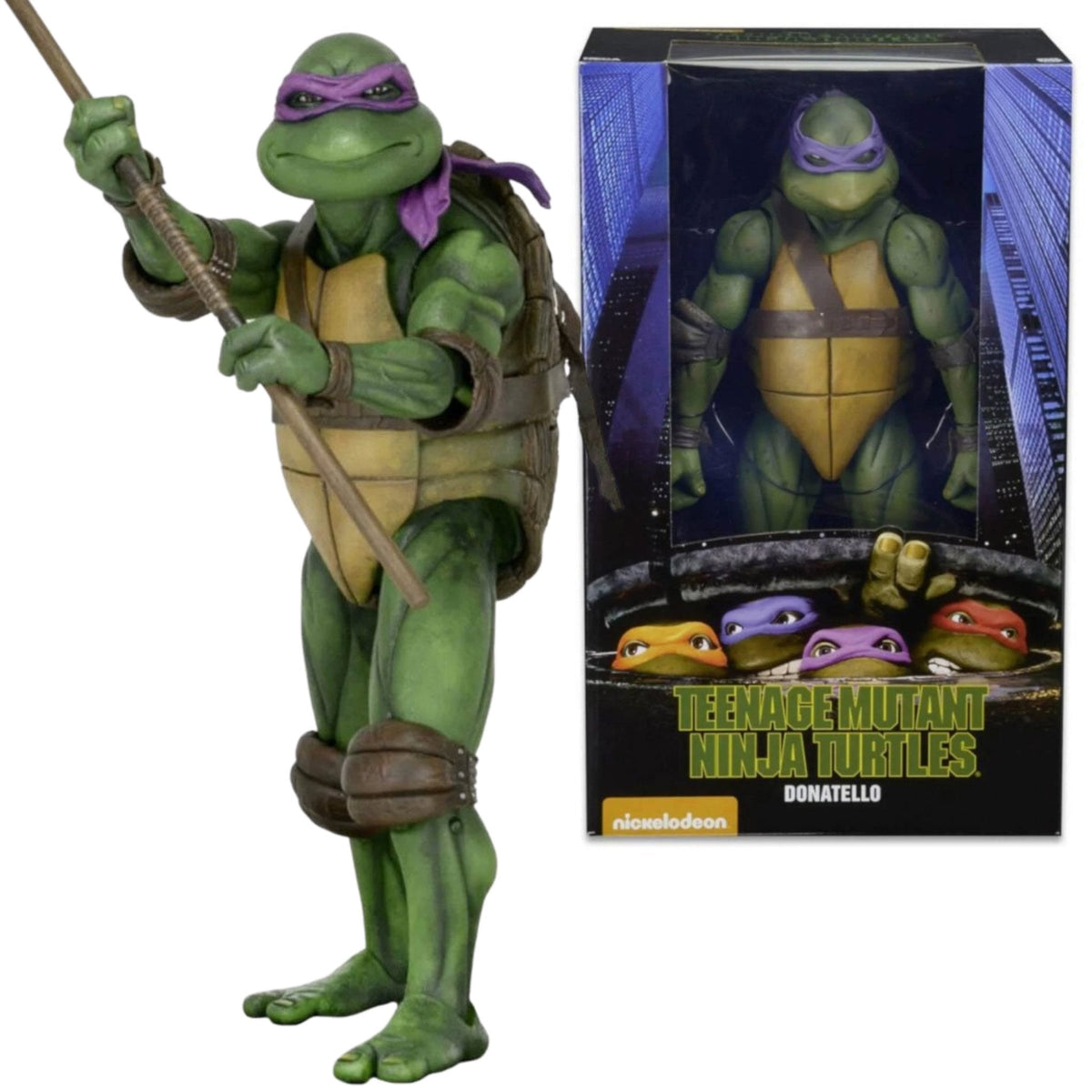 NECA Quarter Scale Teenage Mutant Ninja Turtles 1990 Movie Donatello (1:4 Scale)