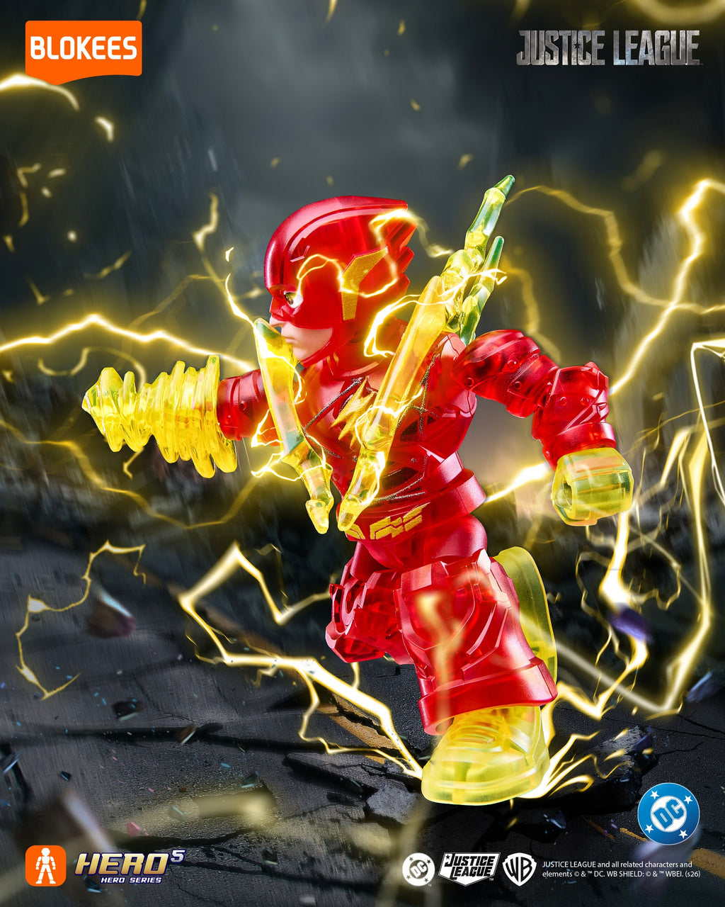 Blokees DC Defender Version 02: Justice League (Box Of 12 Individually Boxed)
