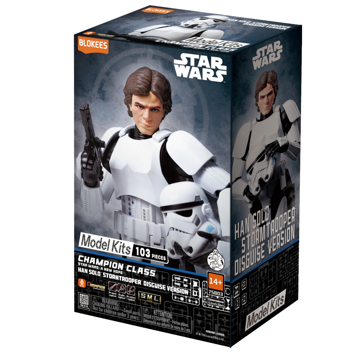 Blokees Star Wars Champion Class CC03 Stormtrooper Disguise Han Solo (A New Hope)