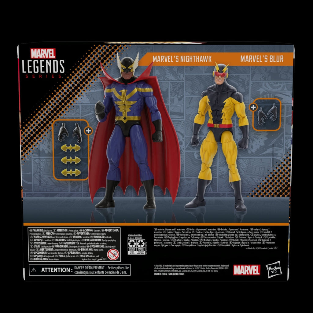 Marvel Legends Squadron Surpreme Nighthawk & Blur 2-Pack