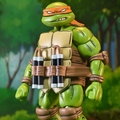 NECA Teenage Mutant Ninja Turtles X Usagi Yojimbo Ultimate Michelangelo