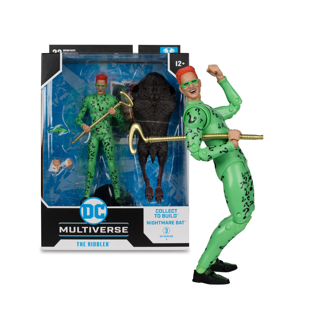 DC Multiverse Batman Forever Movie The Riddler (Nightmare Bat BAF)