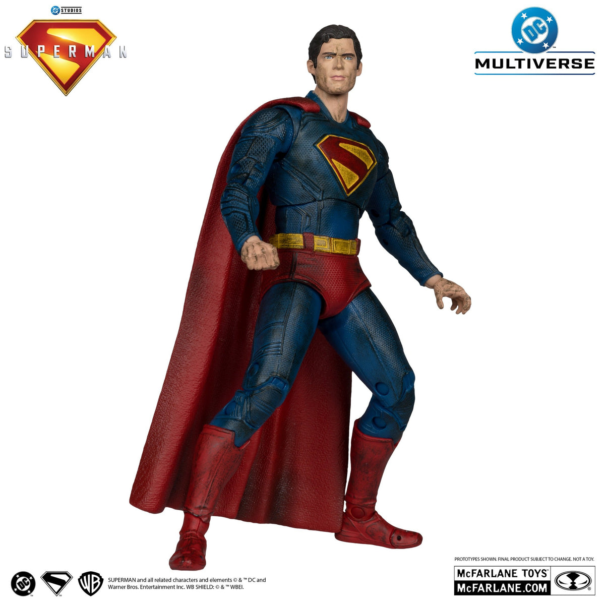 DC Multiverse Gold Label Superman Battle Damage Superman Movie (2025)
