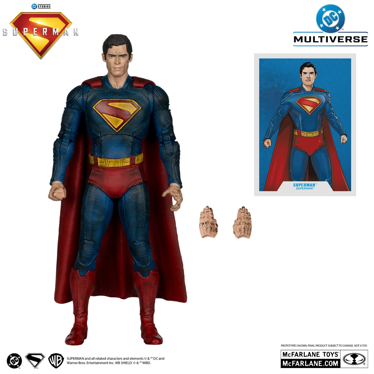 DC Multiverse Gold Label Superman Battle Damage Superman Movie (2025)