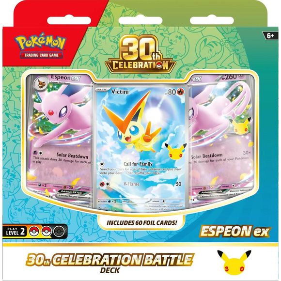 (PREORDER OCTOBER 2026) Pokemon TCG 30th Celebration 30C Battle Deck (1 Random)