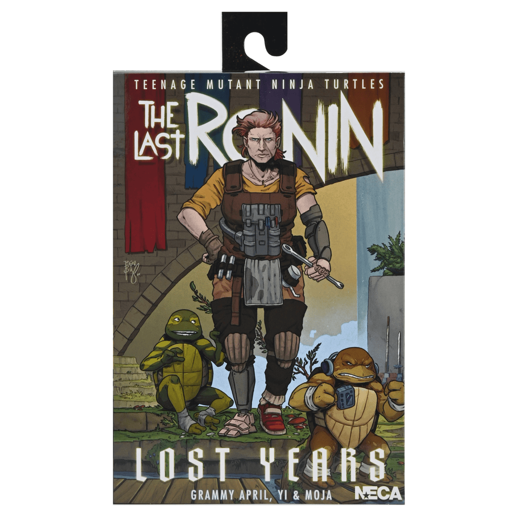 NECA Teenage Mutant Ninja Turtles Grammy April with Baby Yi & Moja (The Last Ronin- The Lost Years)