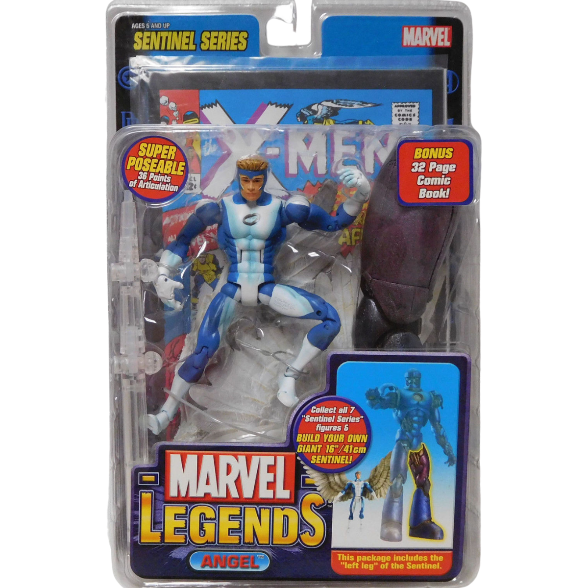 Toy Biz Marvel Legends Angel (Sentinel BAF) - Pre-Owned / In Box