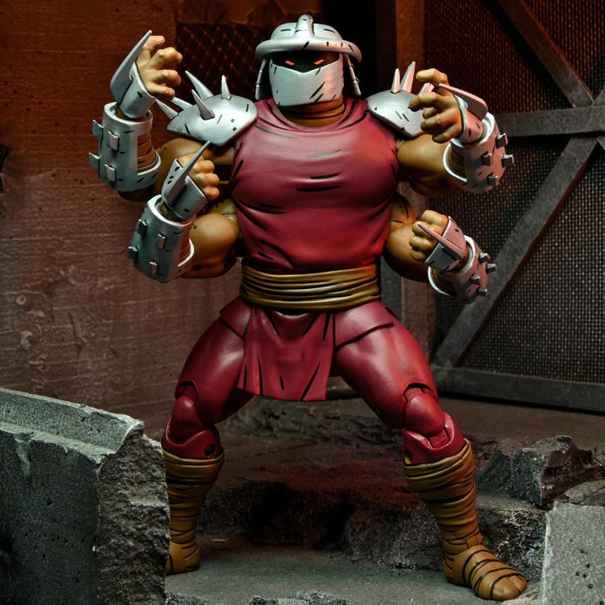NECA Teenage Mutant Ninja Turtles Mirage Ultimate Deluxe Shredder Clone & Mini Shredder