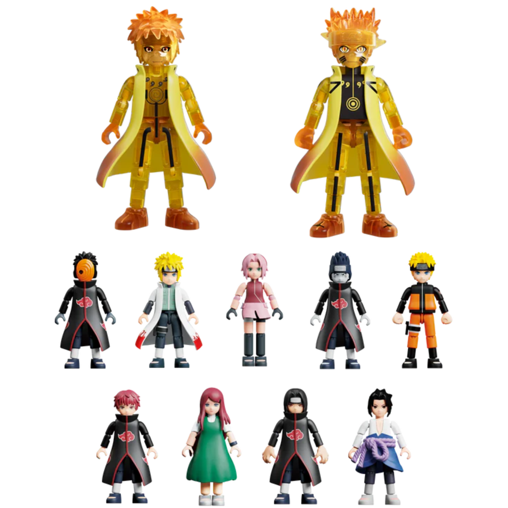 Blokees Naruto Galaxy Version 01: Ultimate Bond (Box of 9 Individually Boxed)