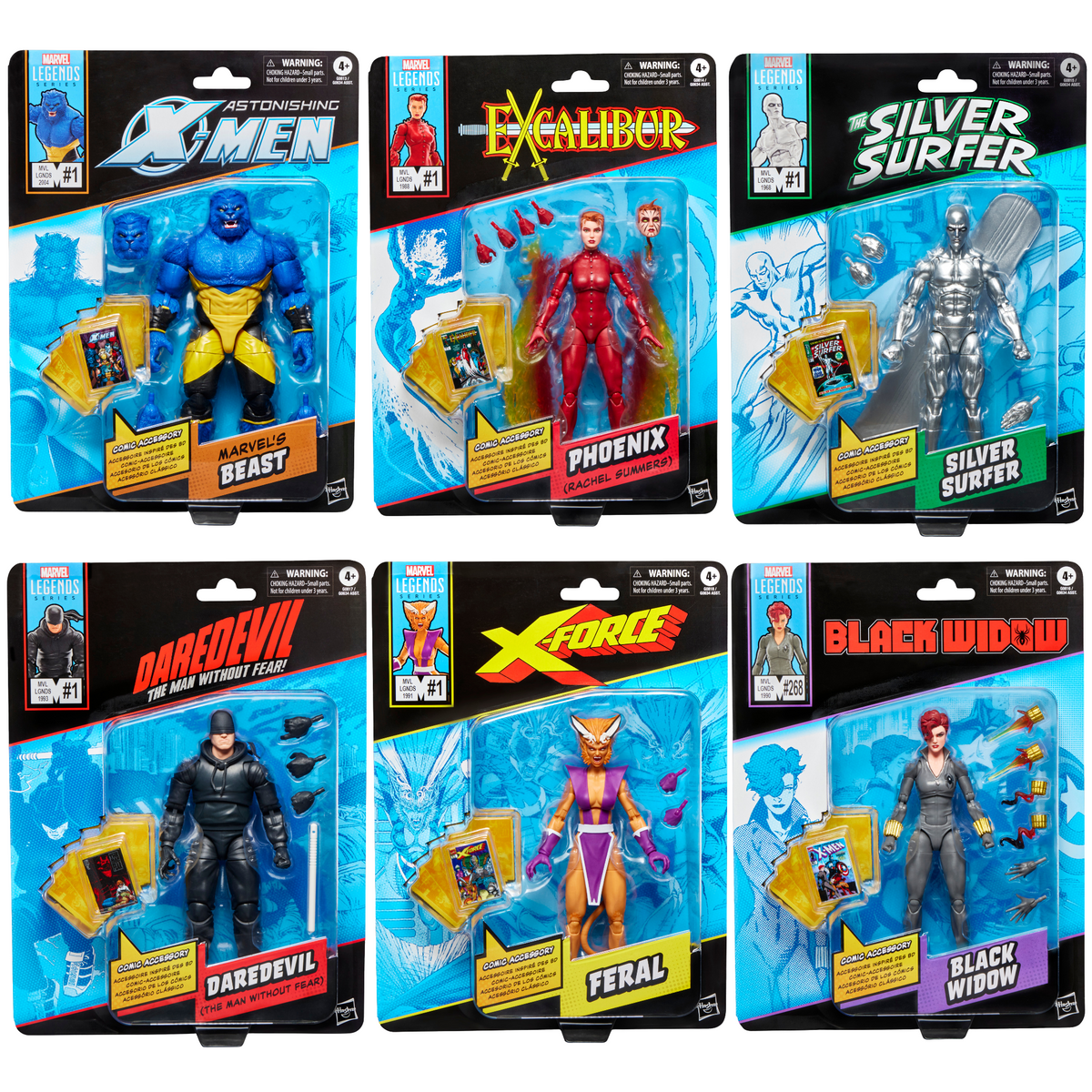 Marvel Legends Series Mini-Comics Wave 2 COMPLETE SET OF 6