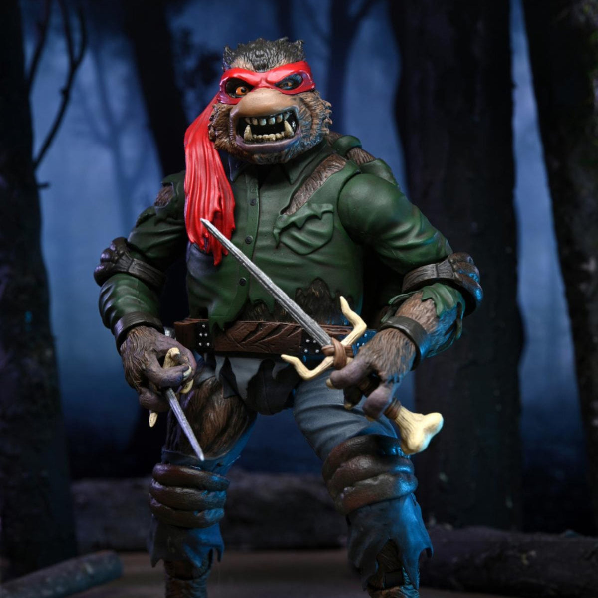 NECA Universal Monsters Teenage Mutant Ninja Turtles Raphael as the Wolfman