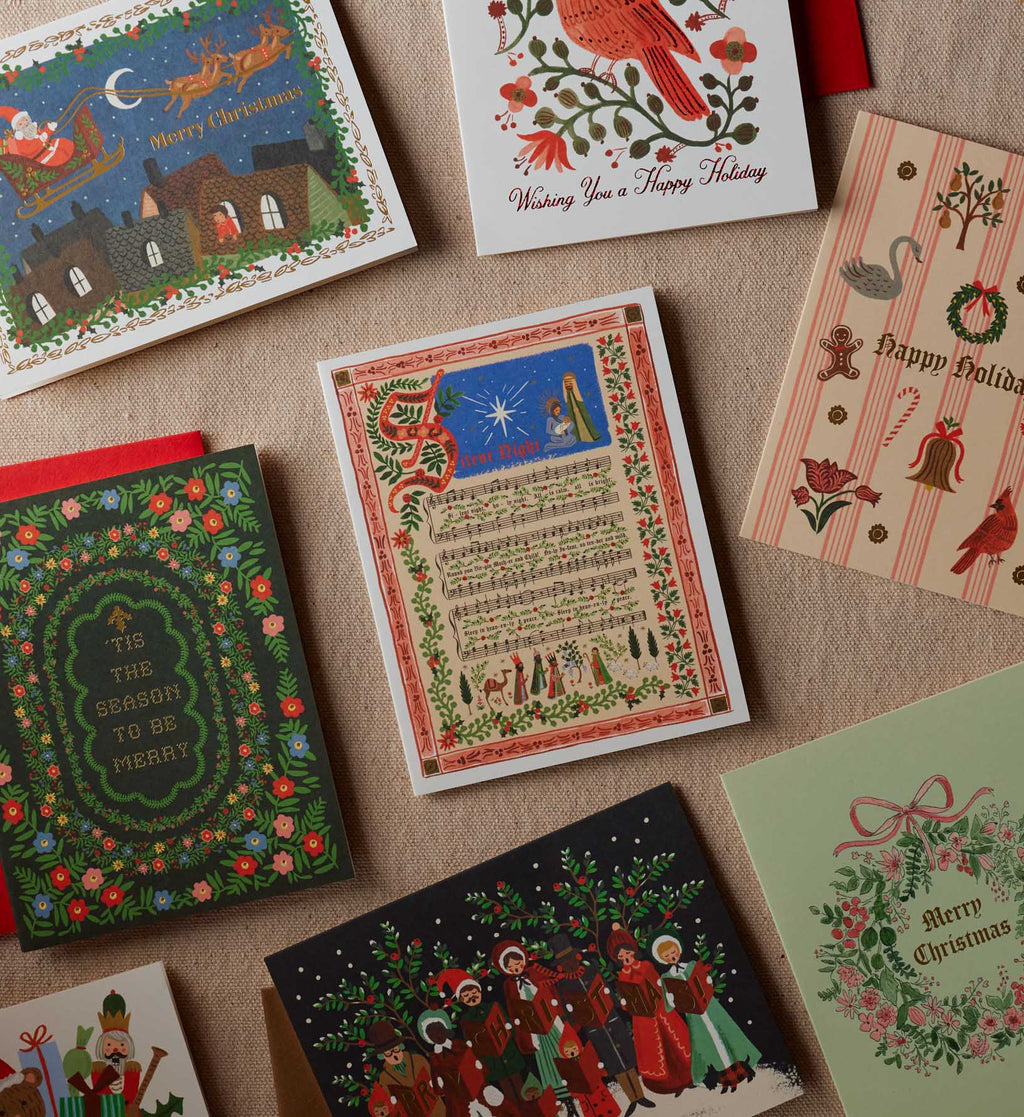 Yuletide Holiday Card - Single Card