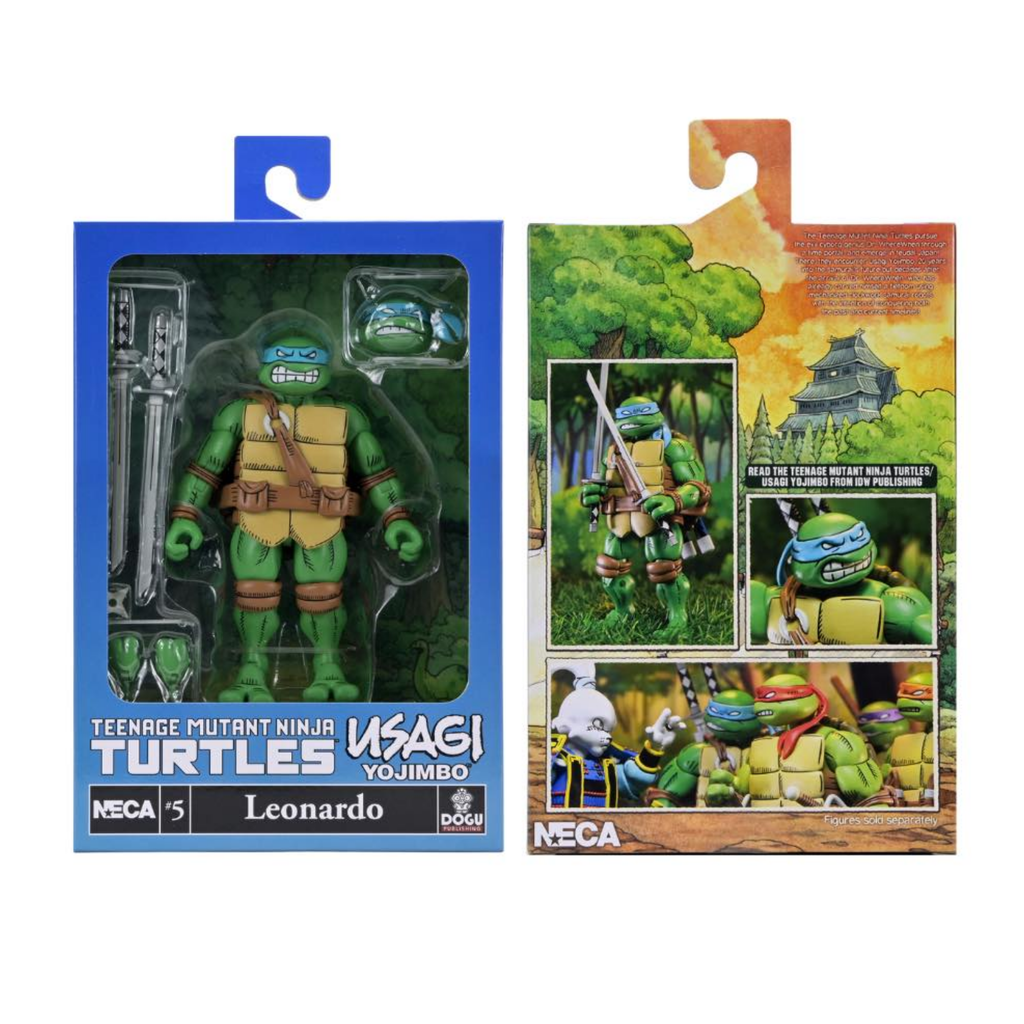 NECA Teenage Mutant Ninja Turtles X Usagi Yojimbo Ultimate Leonardo