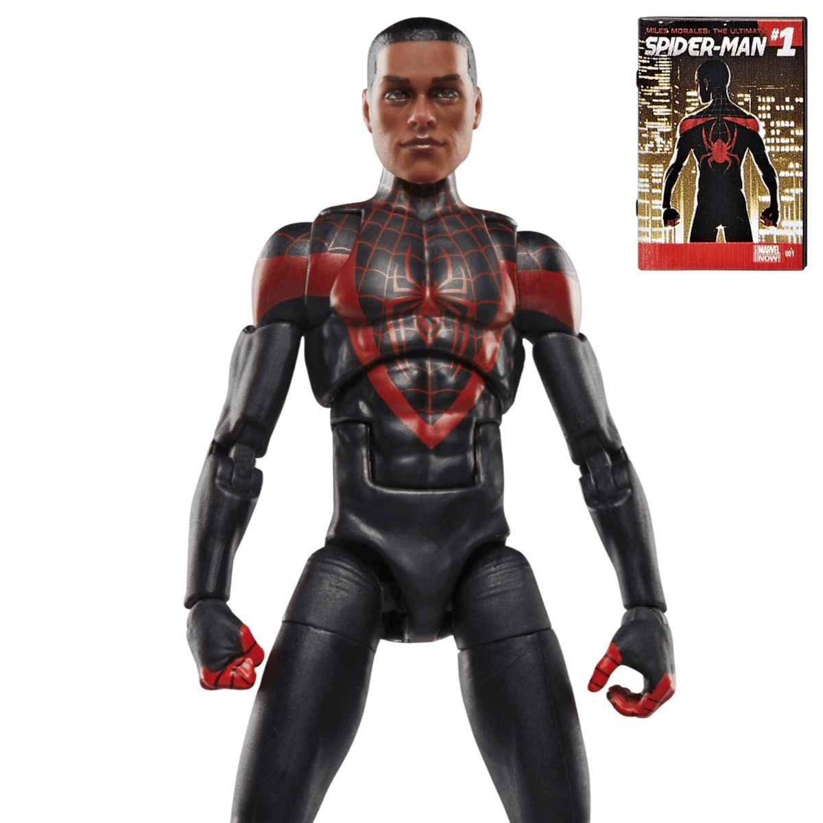 Marvel Legends Series Ultimate Miles Morales Spider-Man (2014's Ultimate Spider-Man #1 Mini-Comic)