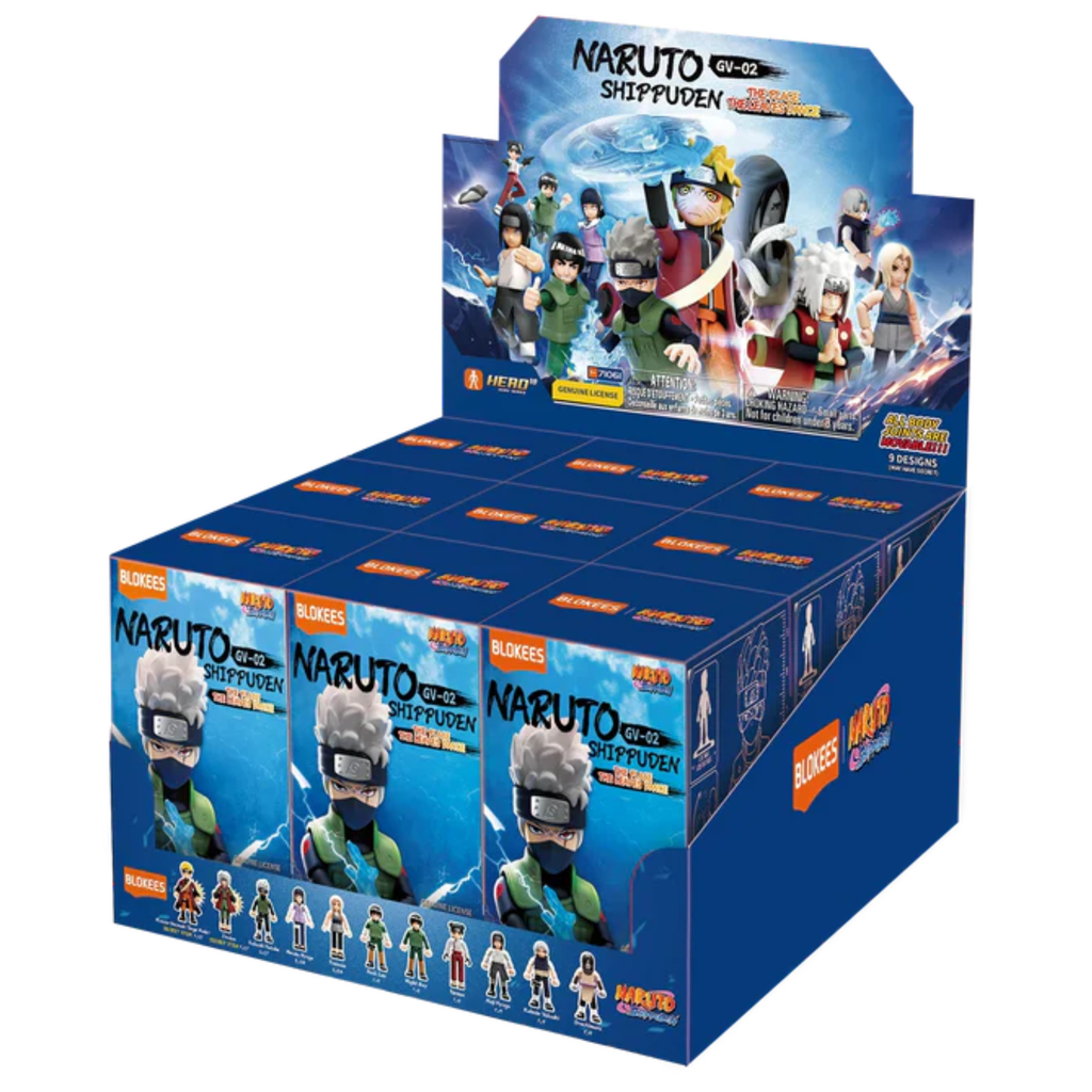 Blokees Naruto Galaxy 02: The Place the Leaves Dance (Box of 9 Individually Boxed)
