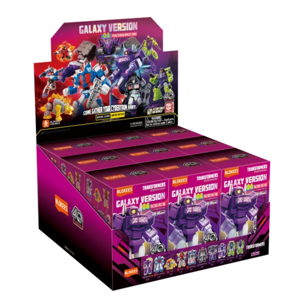 Blokees Transformers Galaxy 04: Fractured Space & Time (Box of 9 Individually Boxed)
