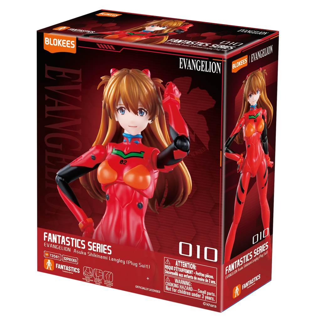 Blokees Evangelion Fantastics Series Asuka Shikinami Langley (Plug Suit)