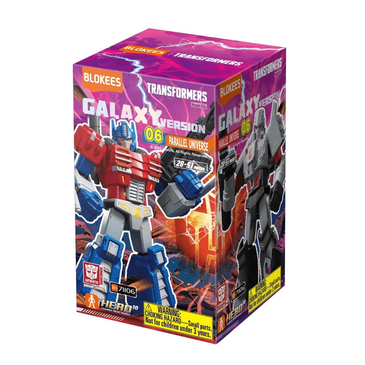 Blokees Transformers Galaxy 06: Parallel Universe Complete Set (Box of 9 Individually Boxed)