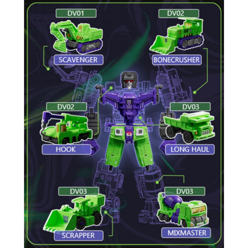 Blokees Transformers Defender Version Devastator Assembly Kit (Kit Only)