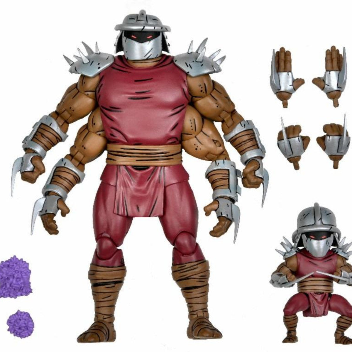 NECA Teenage Mutant Ninja Turtles Mirage Ultimate Deluxe Shredder Clone & Mini Shredder