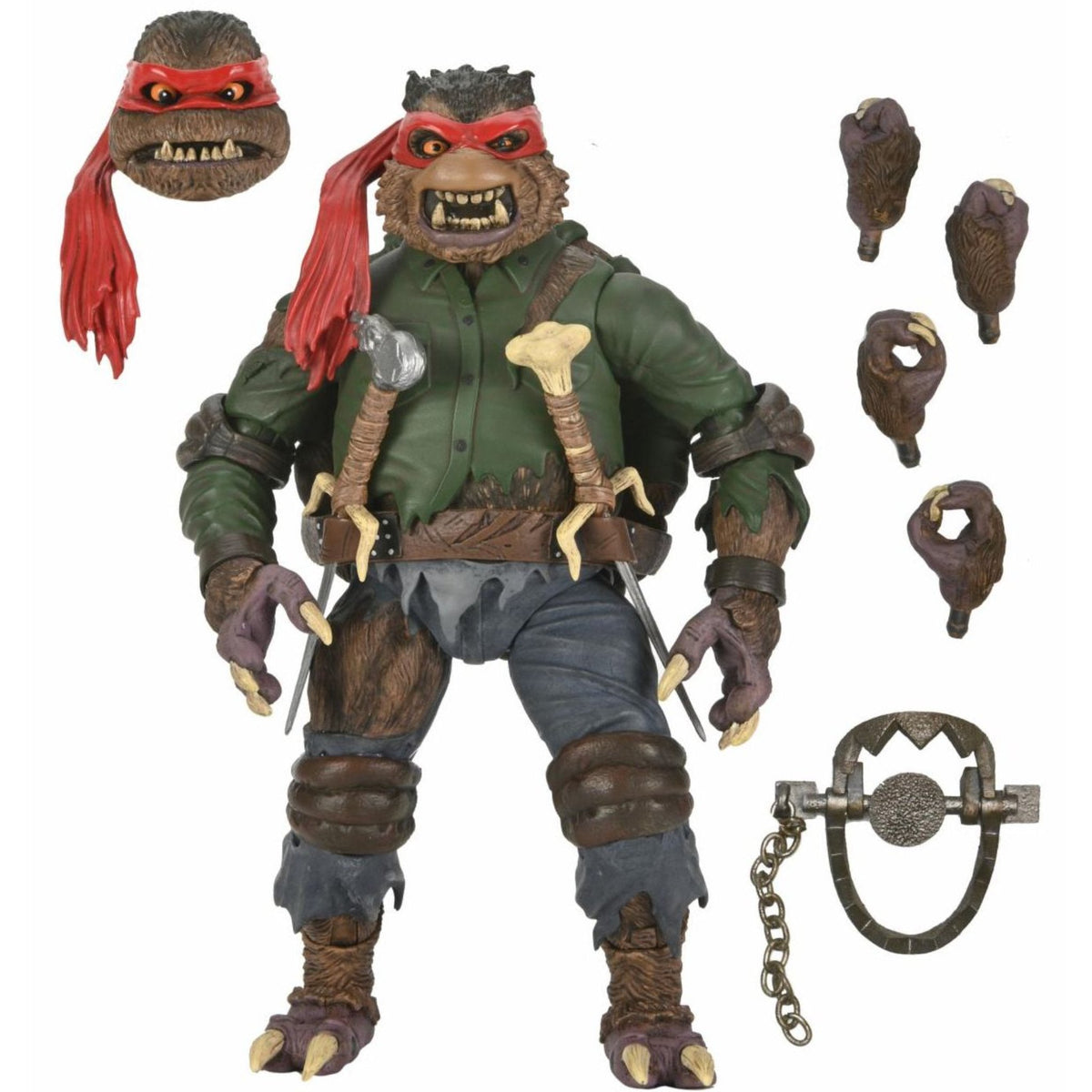 NECA Universal Monsters Teenage Mutant Ninja Turtles Raphael as the Wolfman