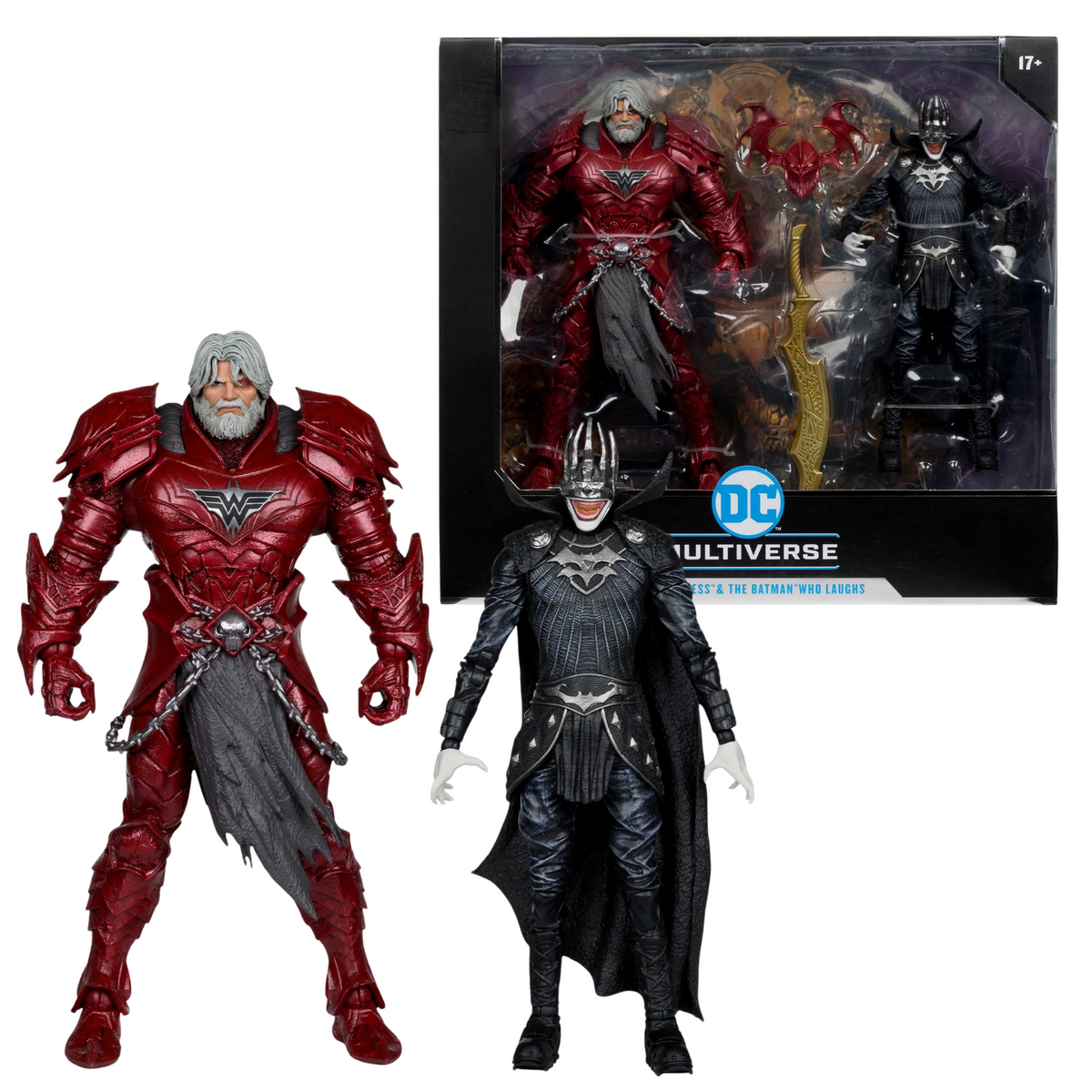 DC Multiverse Collector Edition The Merciless & Batman Who Laughs (Knight Armor) Action Figure 2-Pack