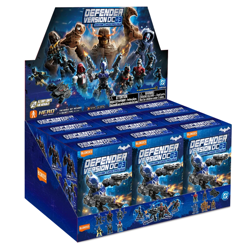 Blokees DC Defender Version 03: Arkham Chaos Prologue (Box Of 12 Individually Boxed)