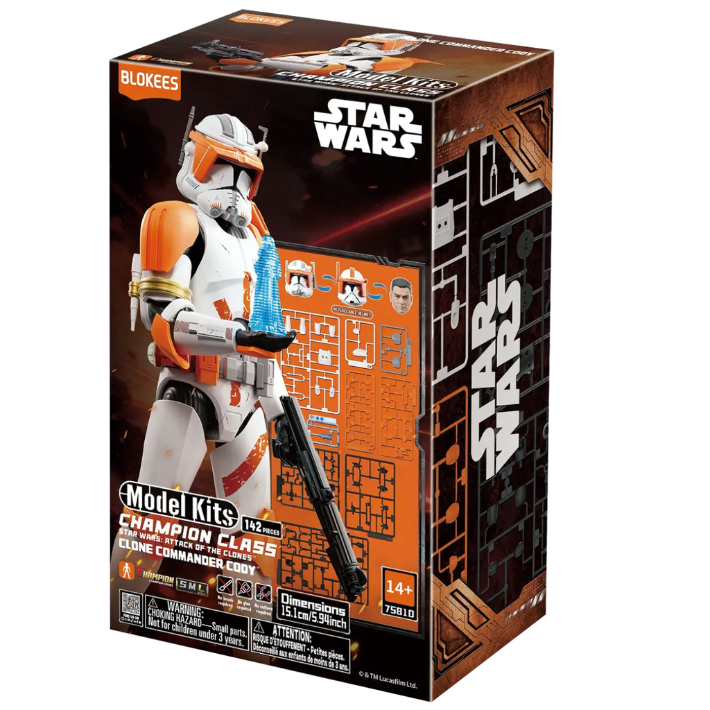 Blokees Star Wars Champion Class 09 Clone Commander Cody (Attack of the Clones)