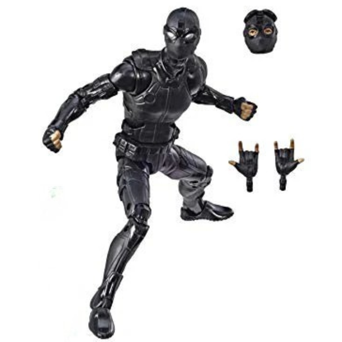 Marvel Legends Stealth Suit Spider-Man (Molten Man BAF Series) - Pre-Owned / Loose
