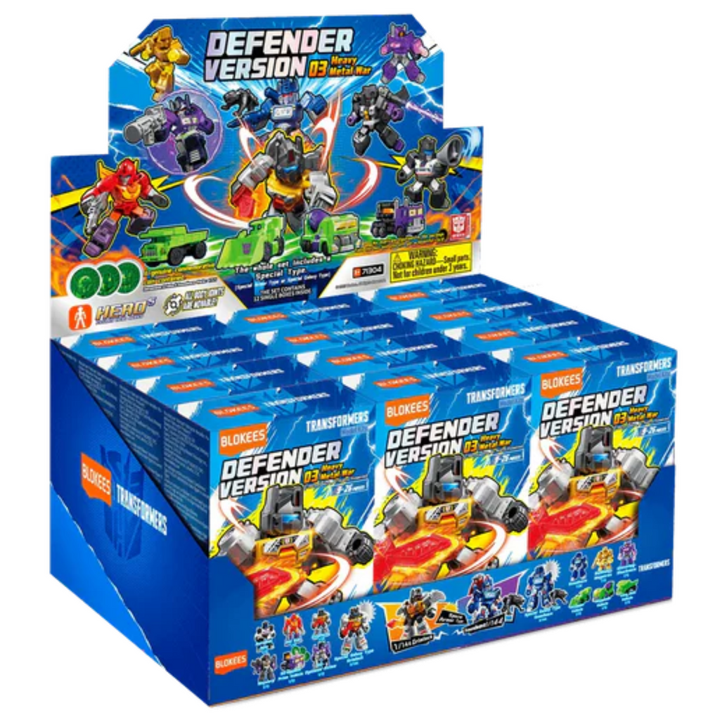 Blokees Transformers Defender 03: Heavy Metal War (Box of 12 Individually Boxed)