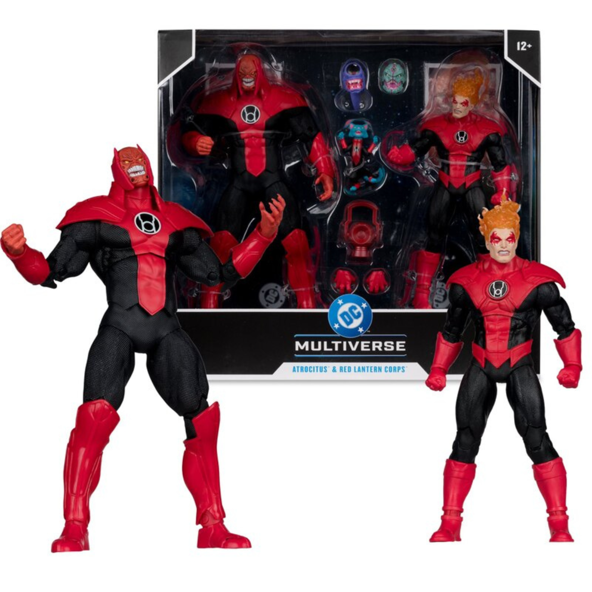 DC Multiverse Atrocitus Megafig & Red Lantern Corps 2-Pack