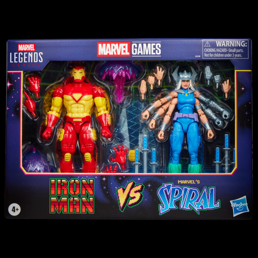 Marvel Legends Series Gamerverse Spiral vs Iron Man 2-Pack