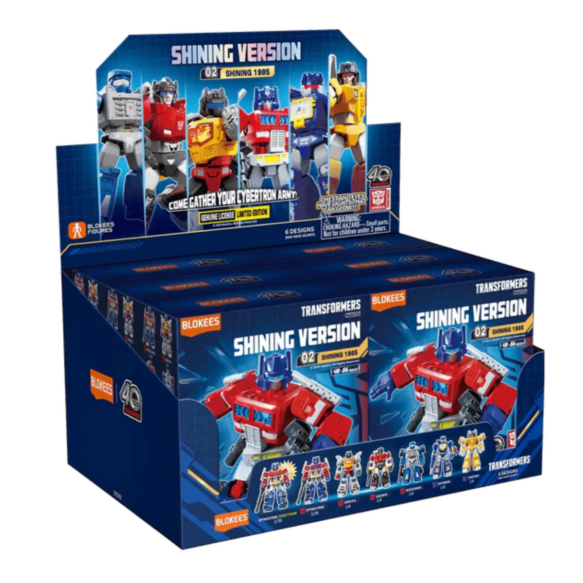 Blokees Transformers Shining Version 02 Shining 1985 (Box of 6 Individually Boxed)