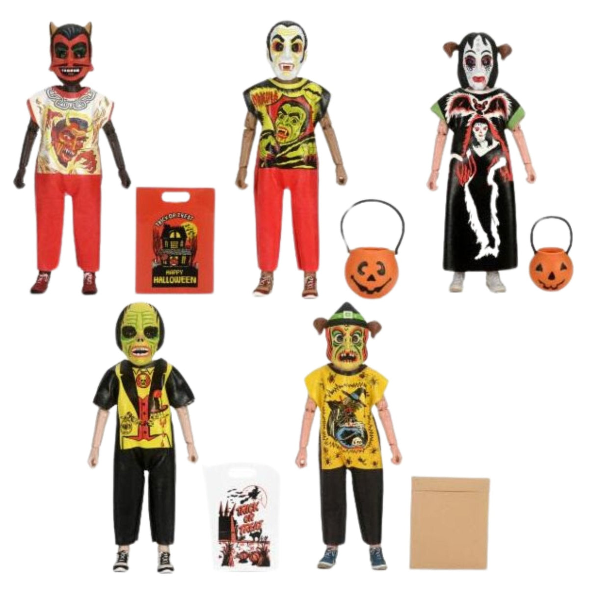 NECA Ben Cooper Costumes Series 2 Set of 5 (6" Clothed Figures)