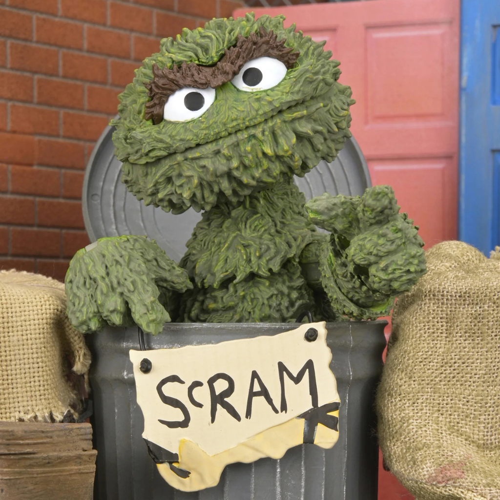 NECA Sesame Street Ultimate Oscar the Grouch