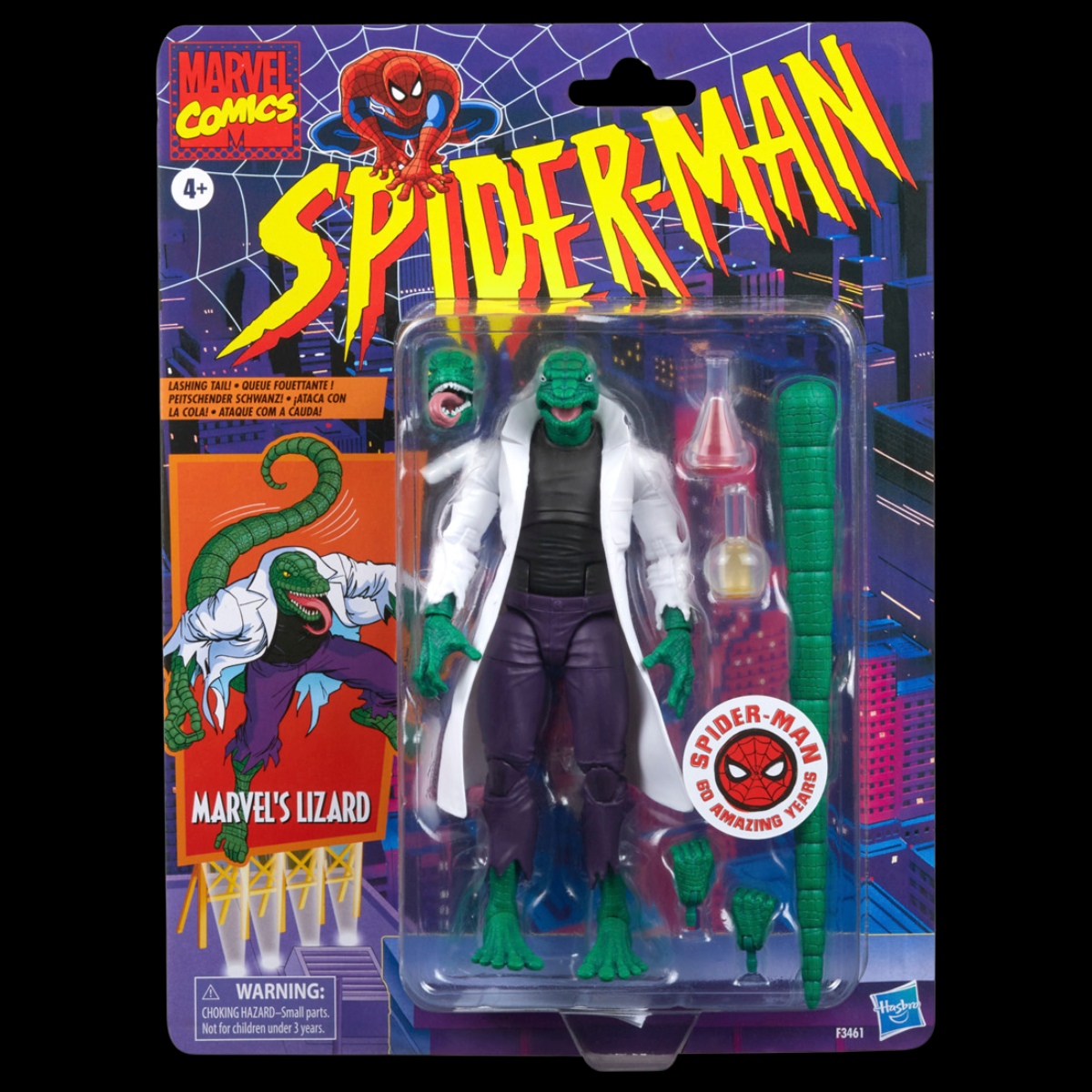 Marvel Legends Series Spider-Man Retro Lizard (Re-Run)
