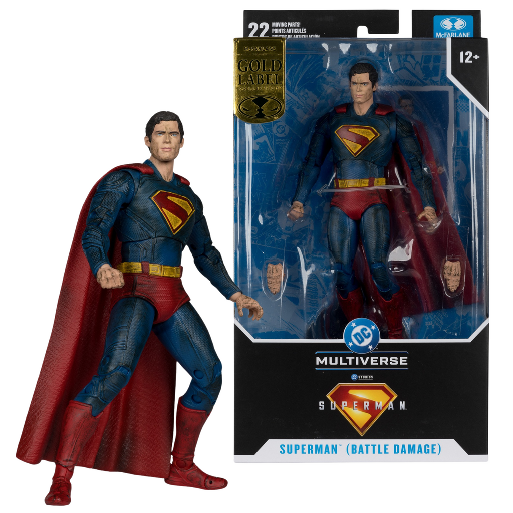 DC Multiverse Gold Label Superman Battle Damage Superman Movie (2025)