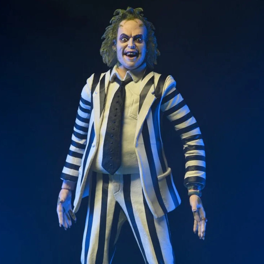 NECA Quarter Scale 1988 Striped Suit Beetlejuice (1:4 Scale)