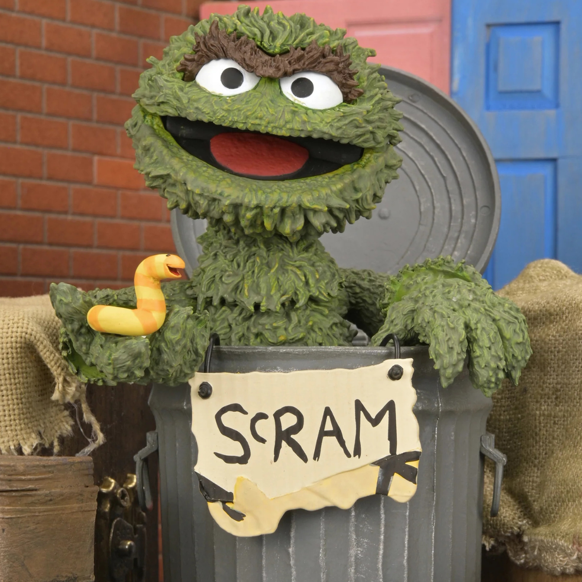 NECA Sesame Street Ultimate Oscar the Grouch