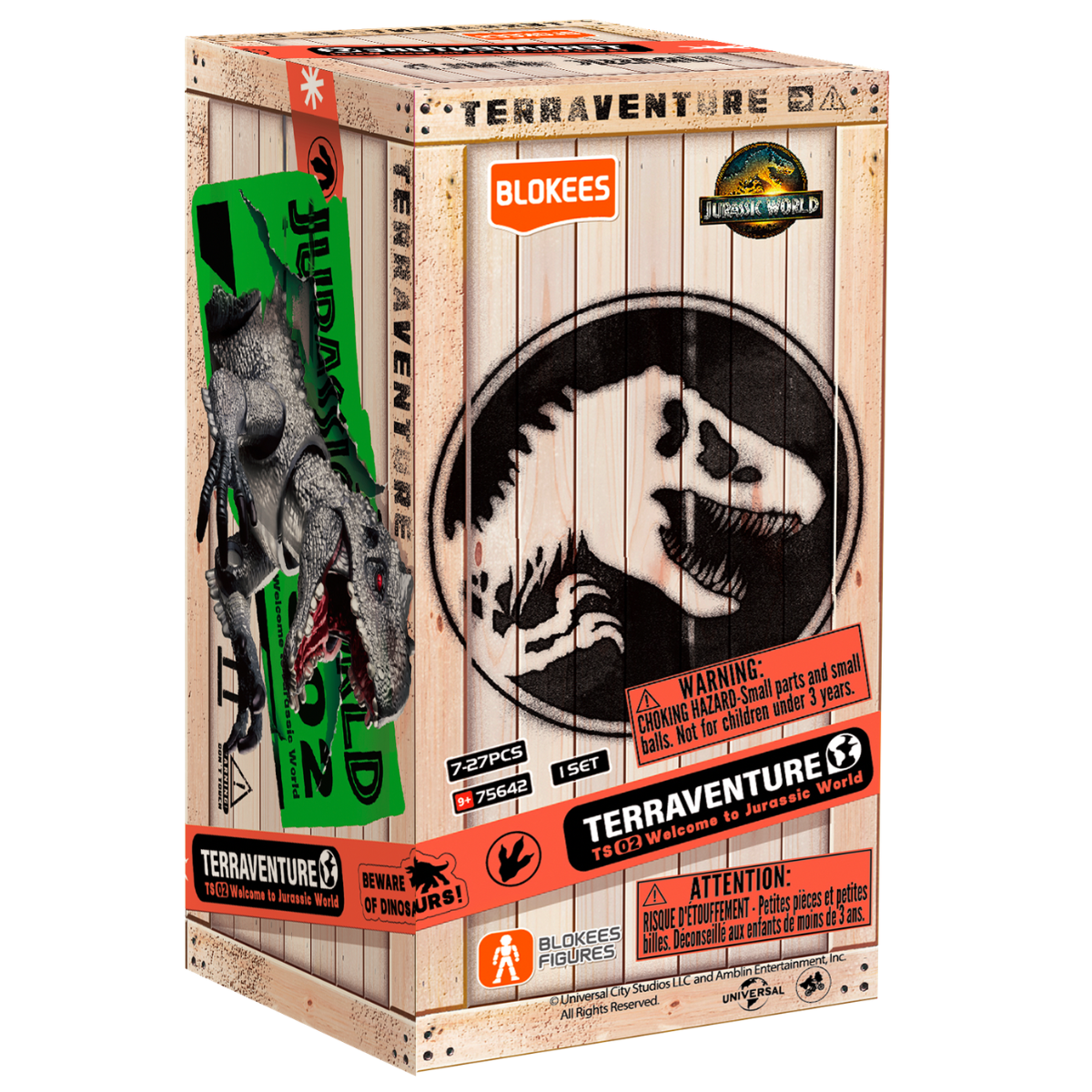 Blokees Jurassic World Terraventure Wave 2: Welcome To Jurassic World (Single Random Blind Box)