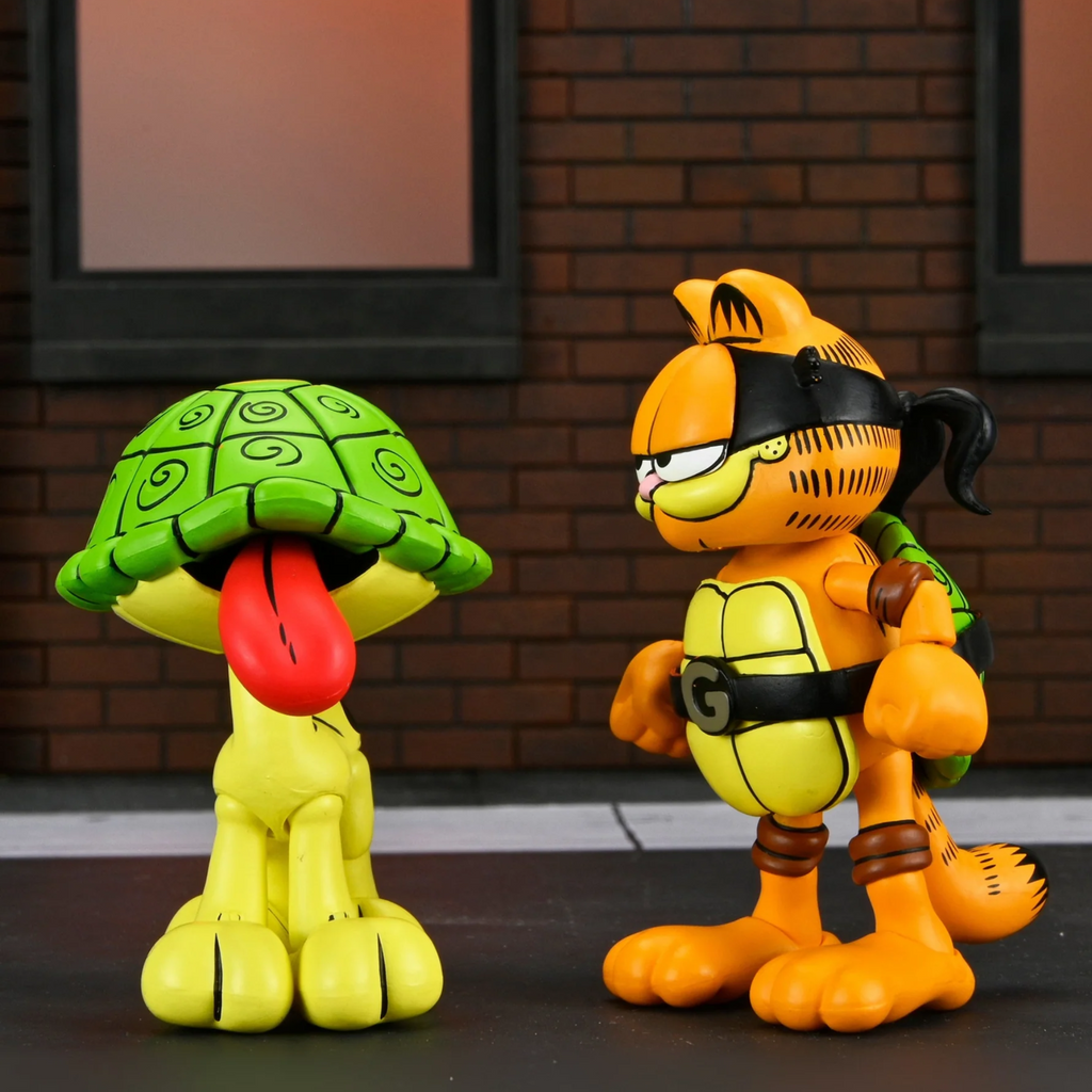 NECA Teenage Mutant Ninja Turtles x Garfield Archie Comics Ultimate Garfello & Odie 2-Pack