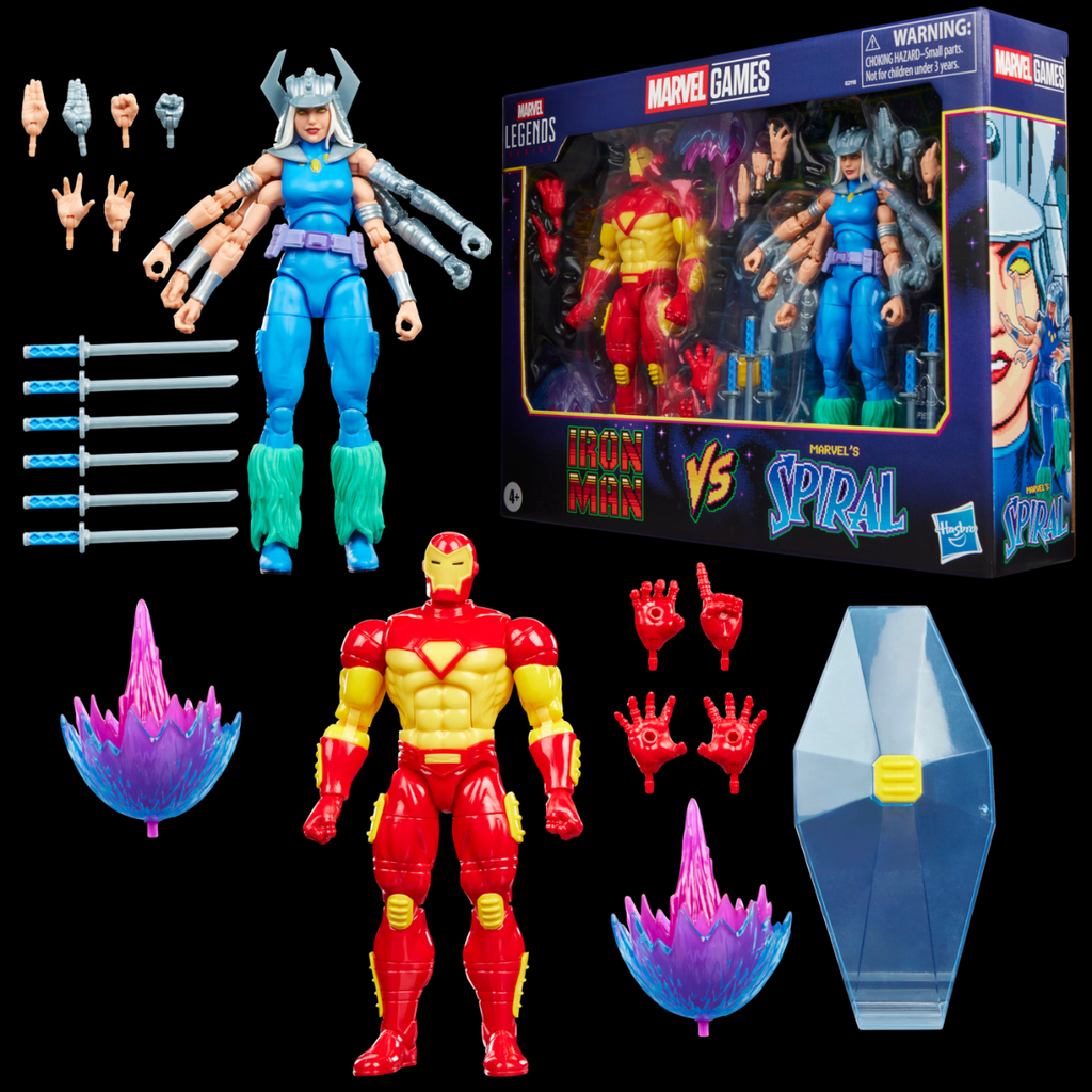 Marvel Legends Series Gamerverse Spiral vs Iron Man 2-Pack