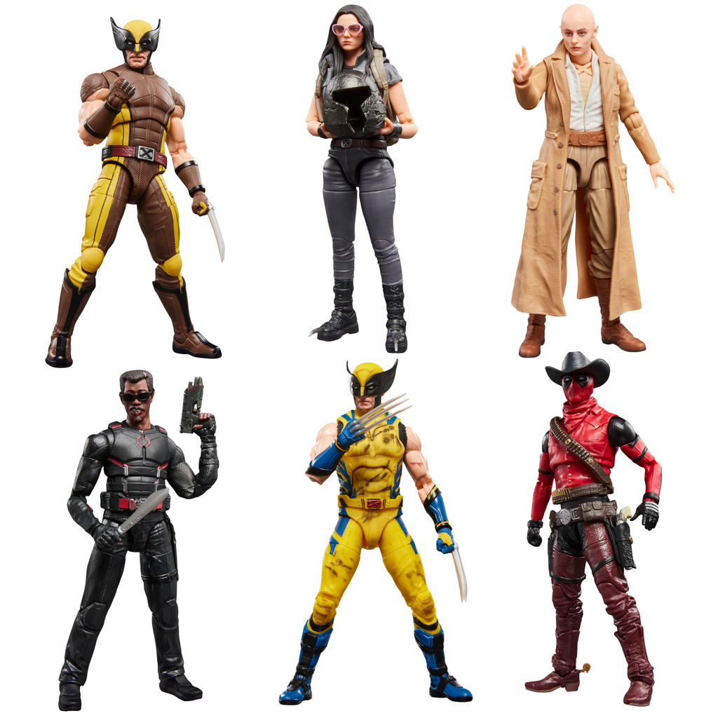 Marvel Legends Series Deadpool & Wolverine Wave COMPLETE SET OF 6