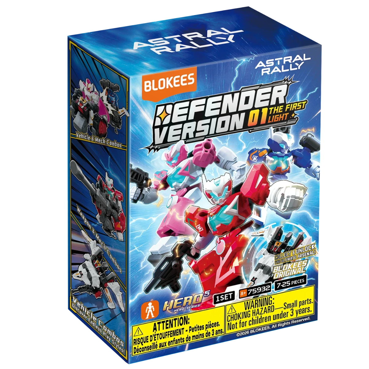 Blokees Astral Rally Defender Version 01 The First Light (Single Random Blind Box)
